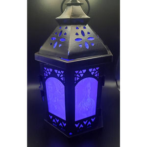 Classy 10" Metal Lantern Spiderman Namor Panther Thor Cap Iron Man LED & Remote